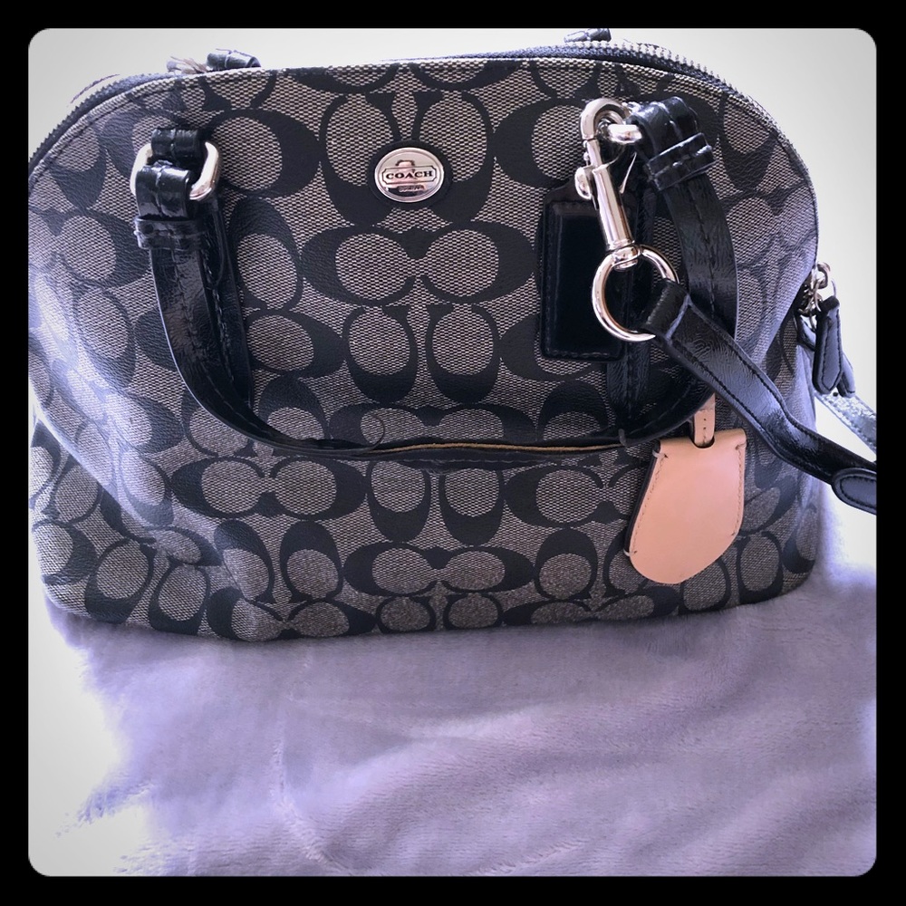 COPY - Coach monogram hobo bag black & Gray